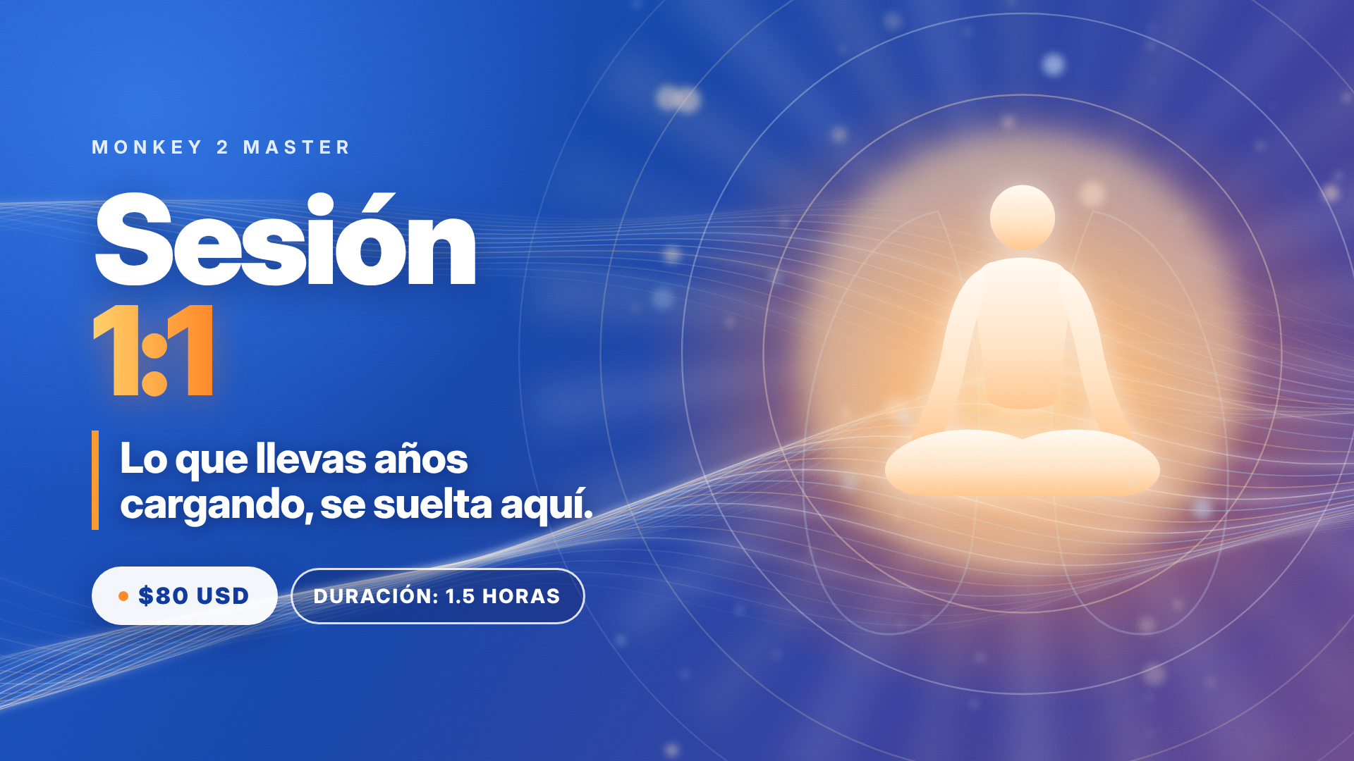 Sesión 1:1 de breathwork con Monkey 2 Master